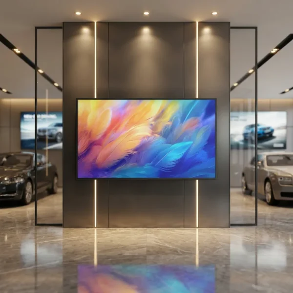 2 Ultra-Slim 28mm Wall-Mounted Digital Signage Zero-Gap Flush Fit 4K DCI-P3 95% AI Smart Display